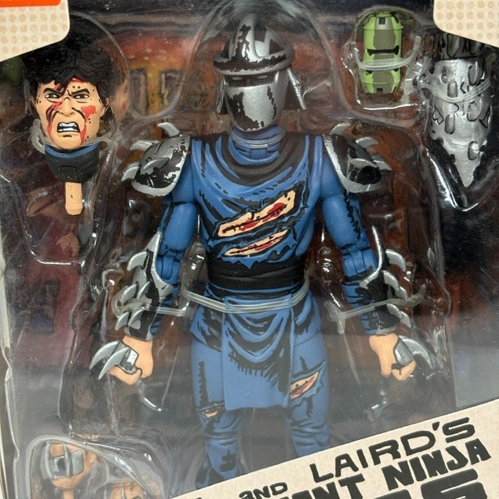 NECA TMNT Eastman and Laird The Shredder Battle Damaged 7" Action Figure NEW - Picture 2 of 8